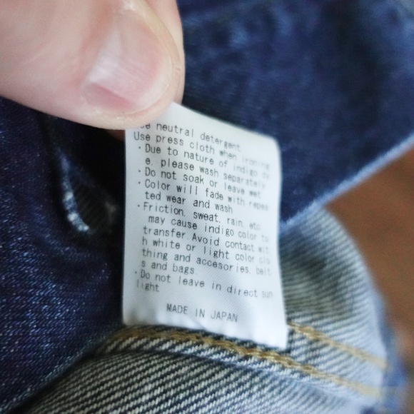 Ron Herman Mens Jean Jacket LARGE Denim Trucker Style Made in Japan NWOT - Picture 4 of 8